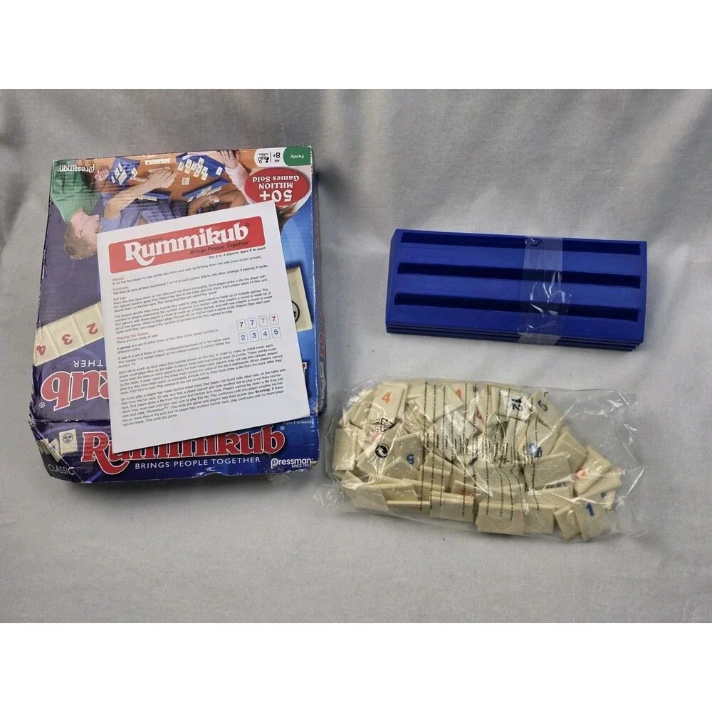 The Original Classic Rummikub Game Used